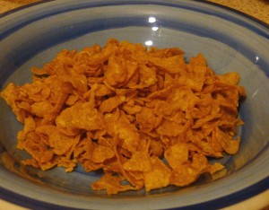 A bowl of Crunchy Nut Cornflakes